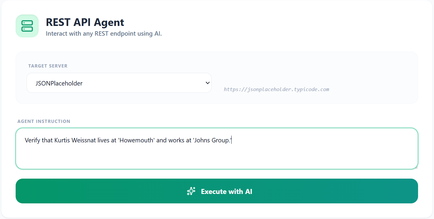 Rest API Agent